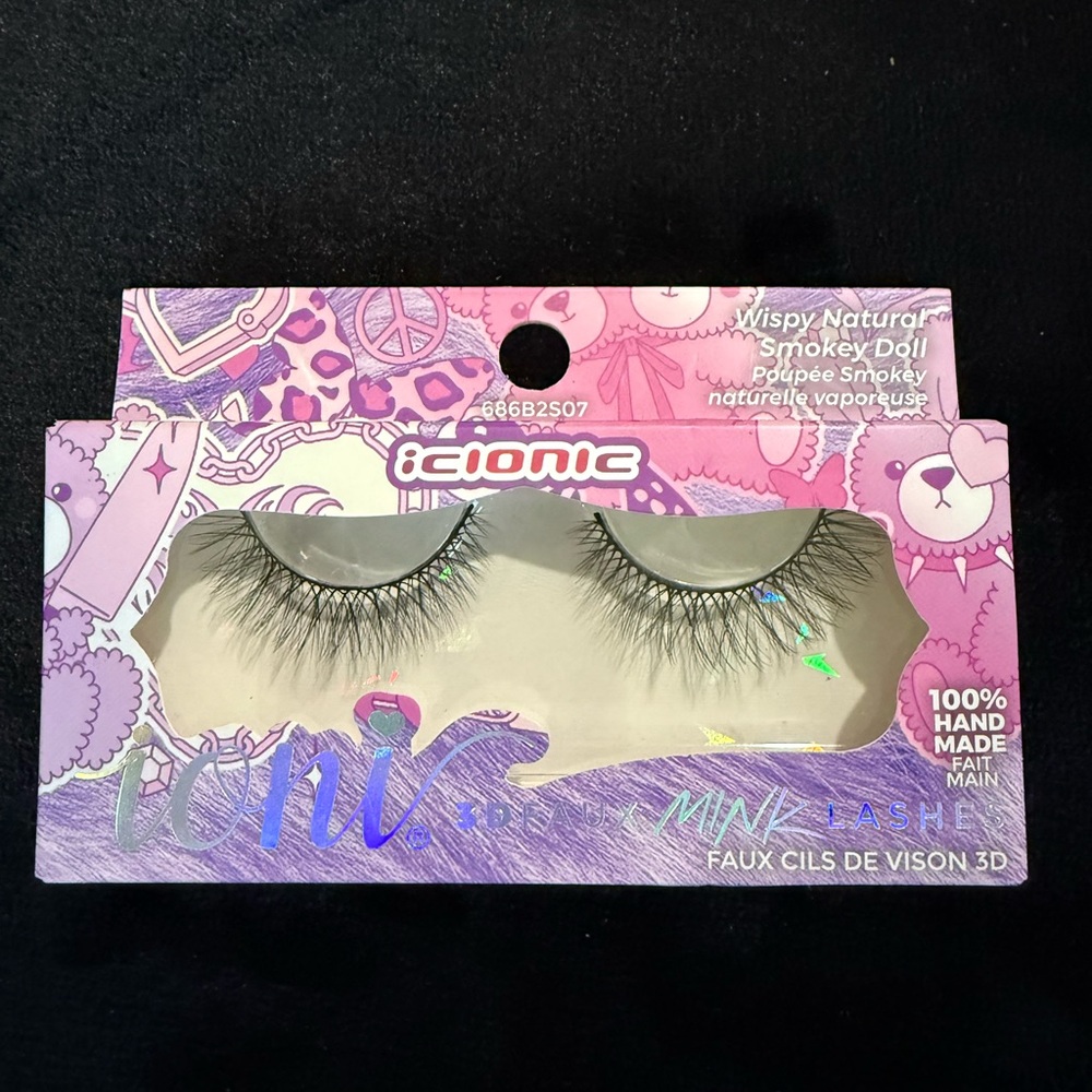 Wispy Natural Smokey Doll Lashes - Black